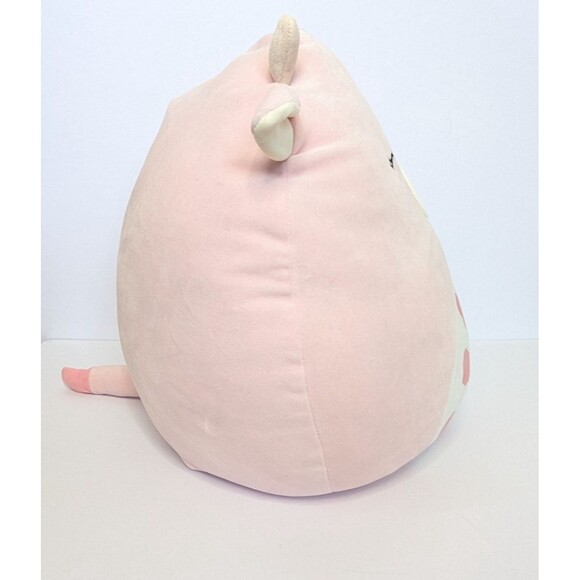 Kellytoy Squishmallows Clay The Pink Cow 16” Spotted Belly Costco Exclusive NWT - Picture 4 of 7